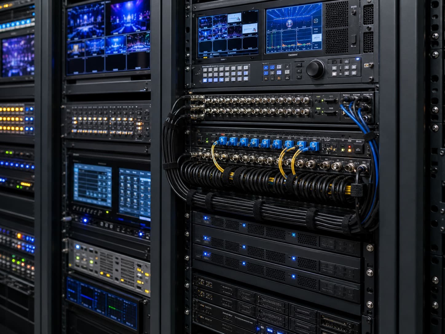 Baies techniques, routage vidéo et distribution de signaux